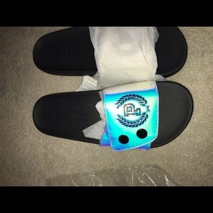 Pink Victoria Secret Slides Size Large